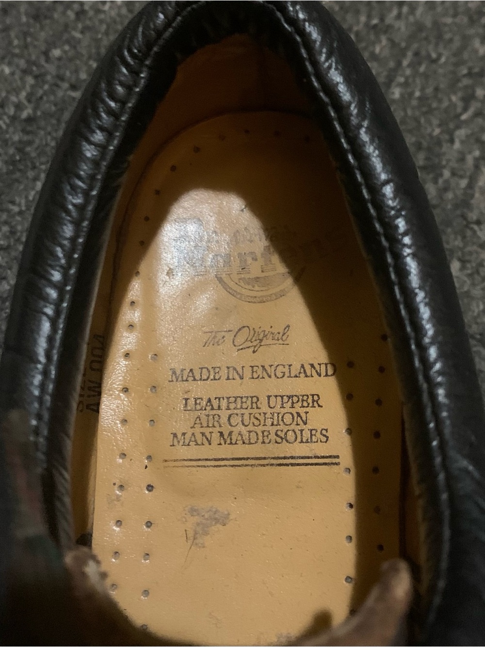 Vintage Unisex Dr. Martens 8053 Dark Brown Leather Oxford Shoes Sz.4 England - Picture 8 of 9